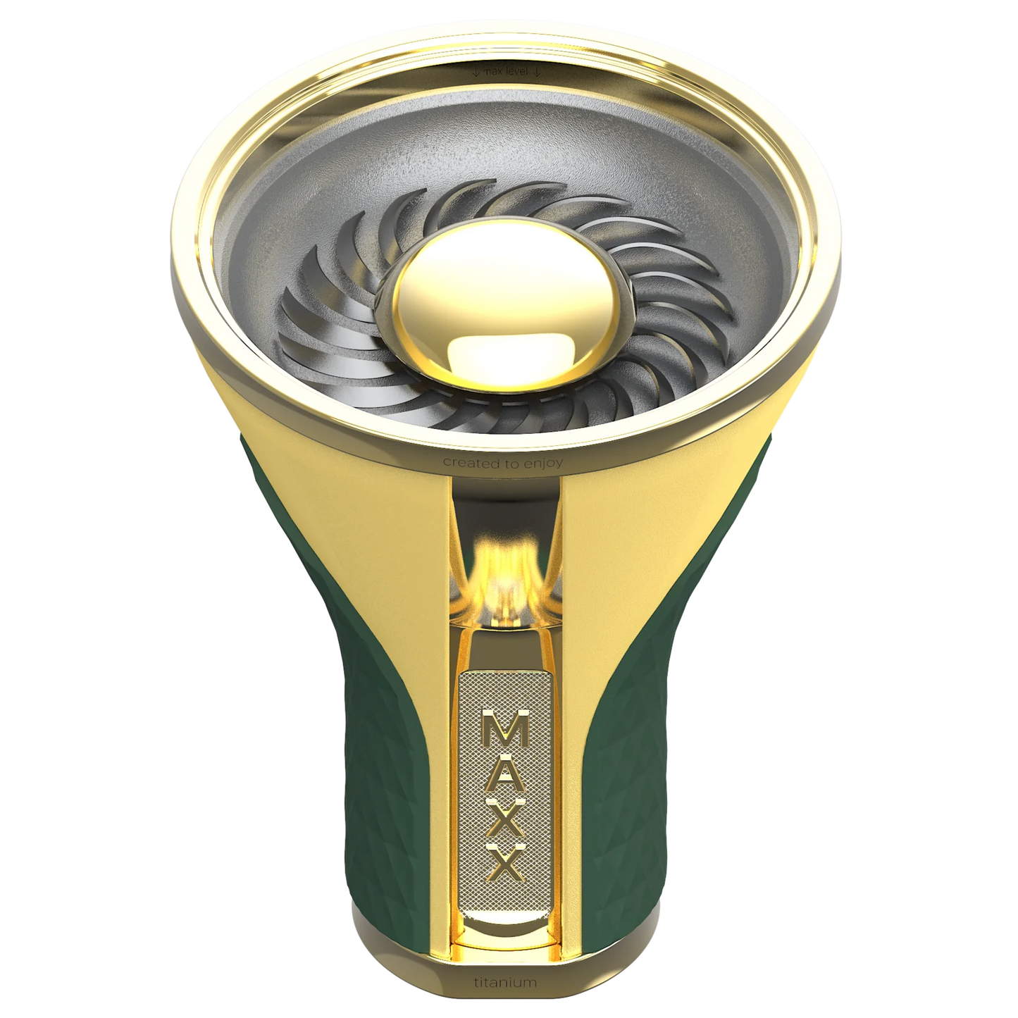 Maxx Hookah Bowl - Stainless Steel - Ceramic - Silicone