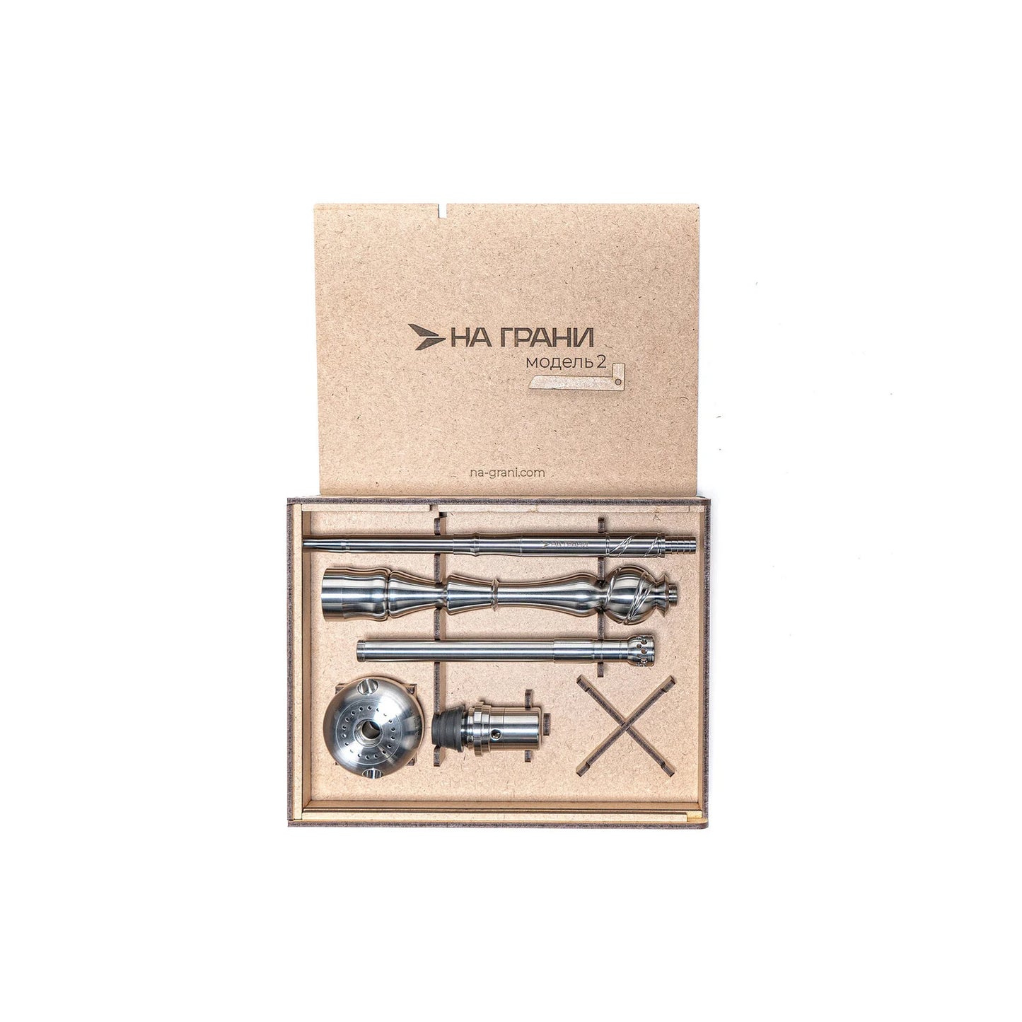 Na-Grani Model 2 - Stainless Steel - Hookah