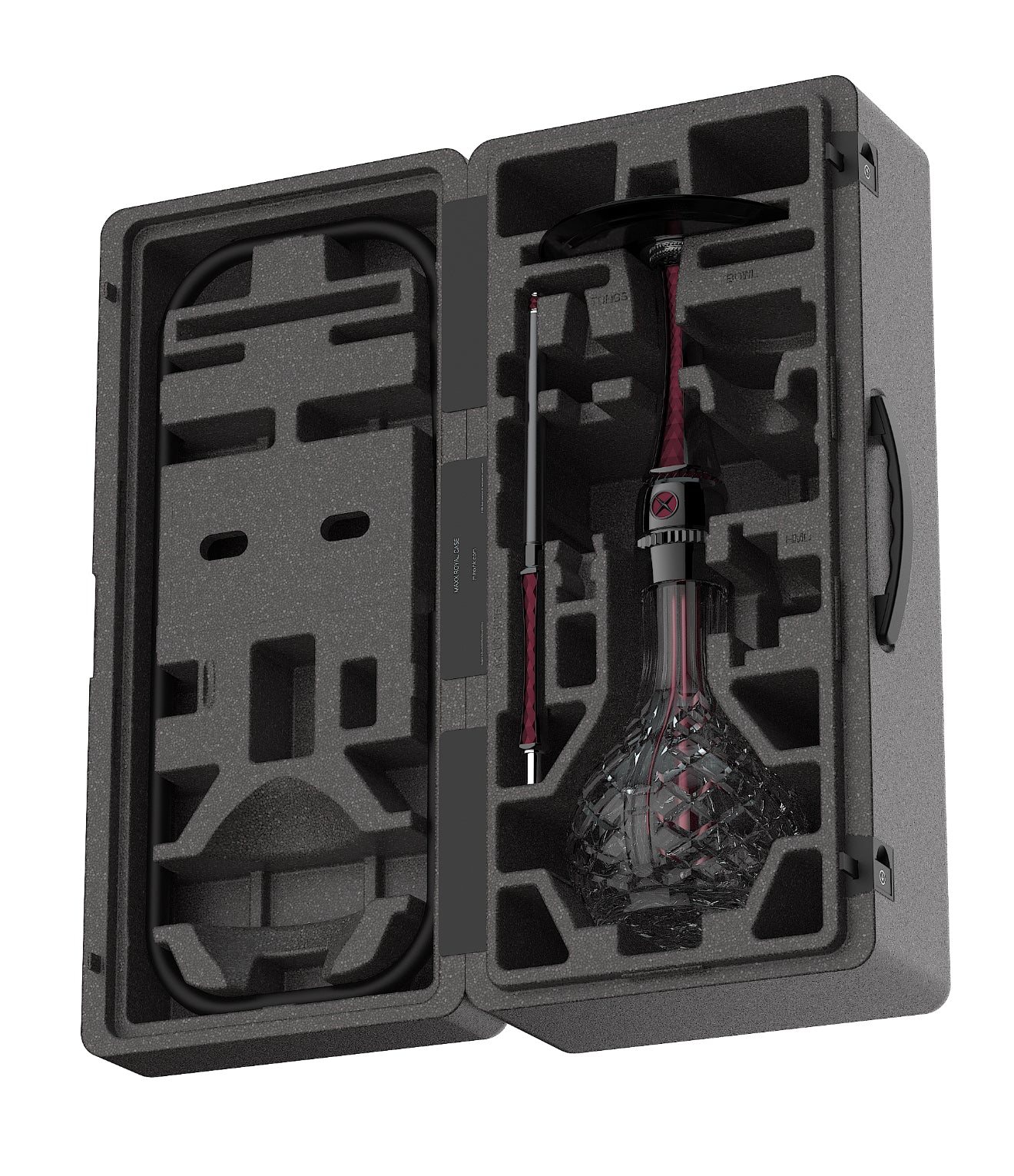 Blade Maxx Royal Hookah – Stainless Steel with Carrying Case & Molasses Catcher
