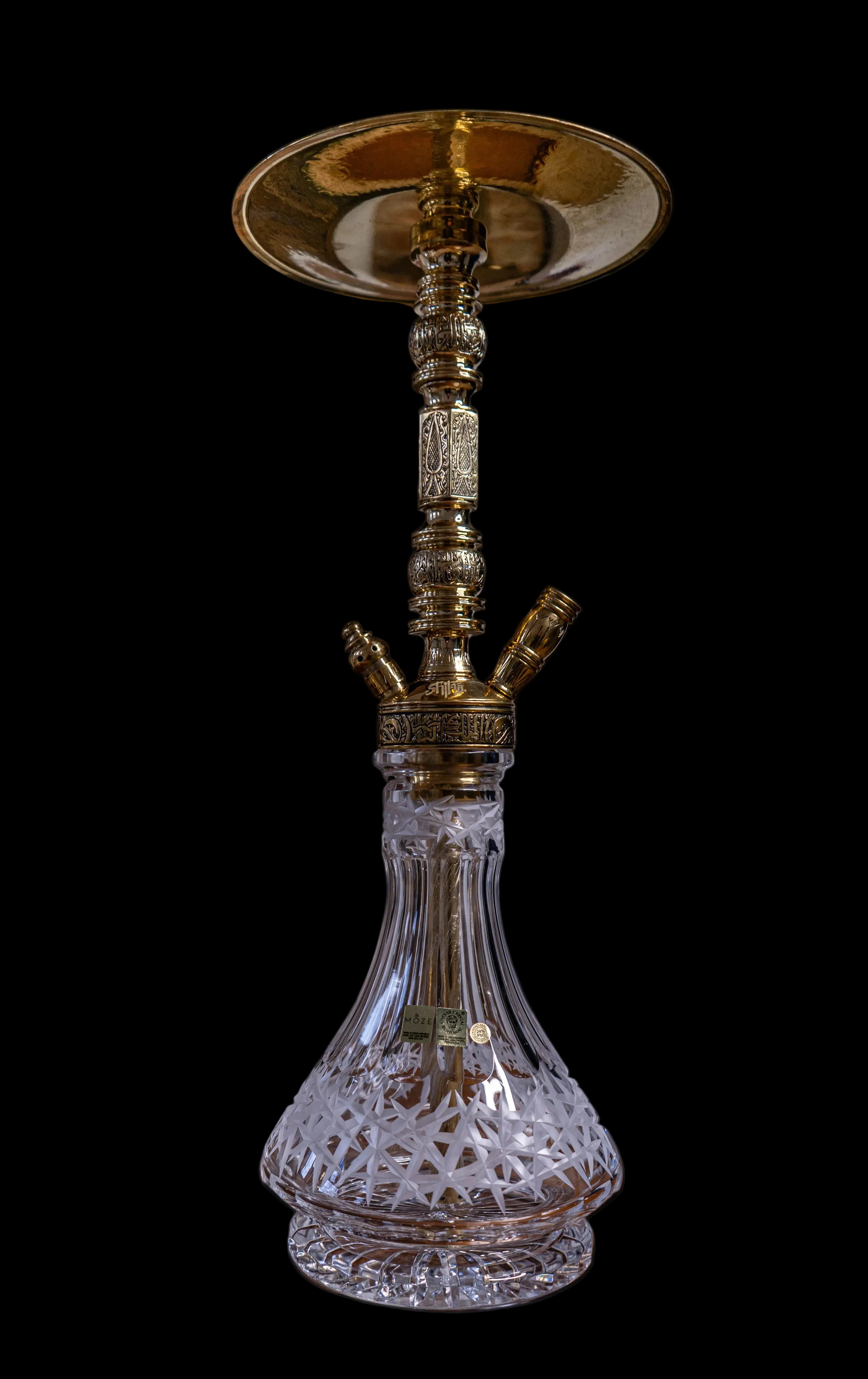 Shika - CNC - Modern Hybrid - Brass Hookah – Shisha Depot