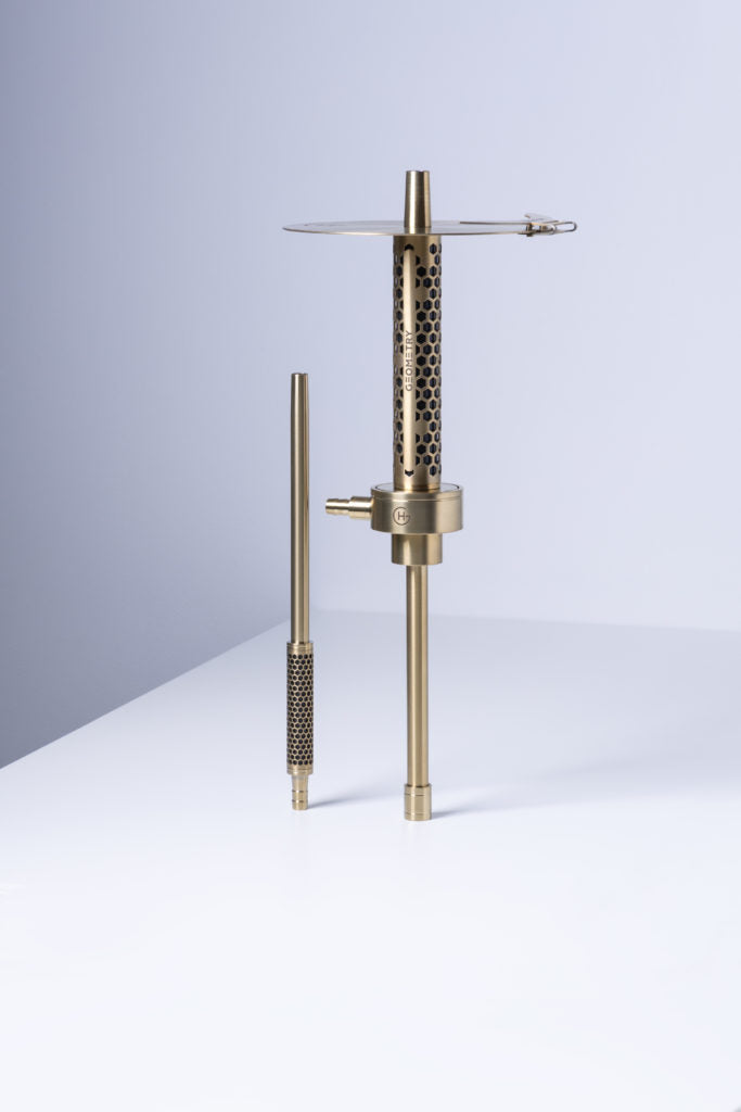 Geometry Big Bro Gold Honeycomb Hookah