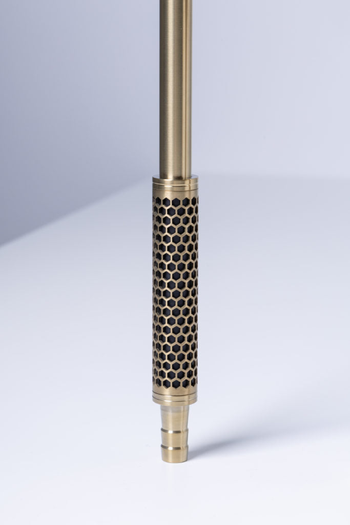Geometry Big Bro Gold Honeycomb Hookah
