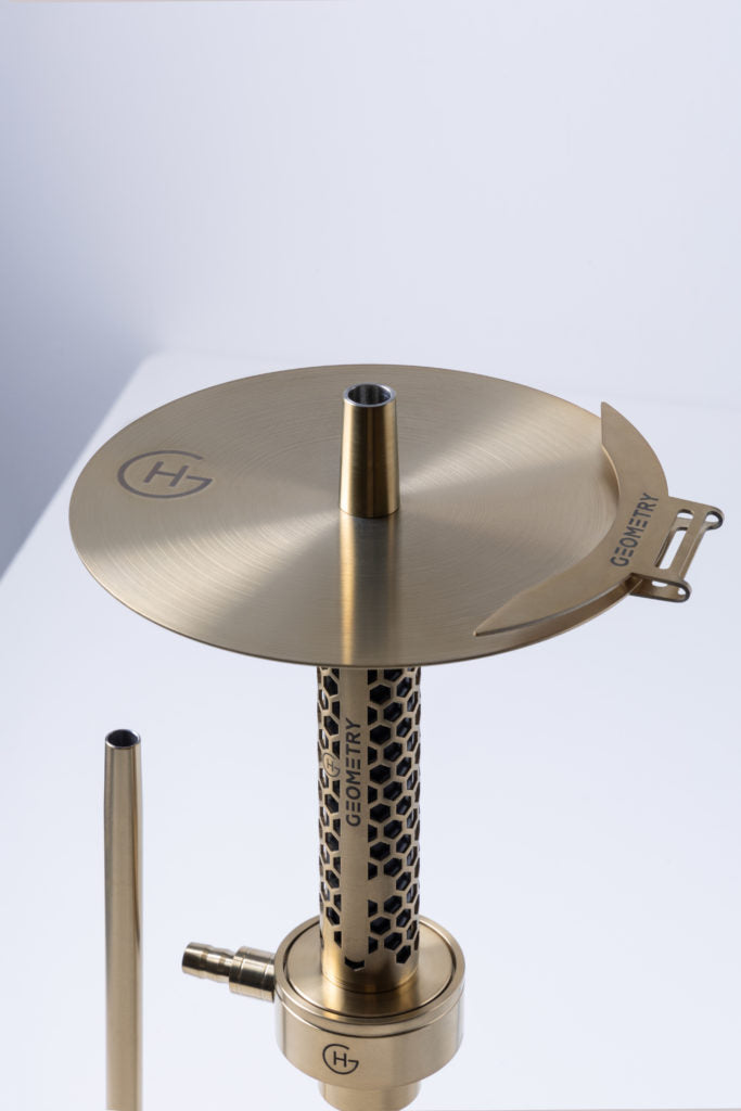Geometry Big Bro Gold Honeycomb Hookah