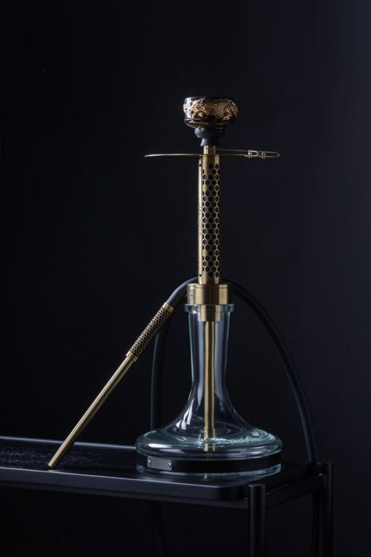 Geometry Big Bro Gold Honeycomb Hookah