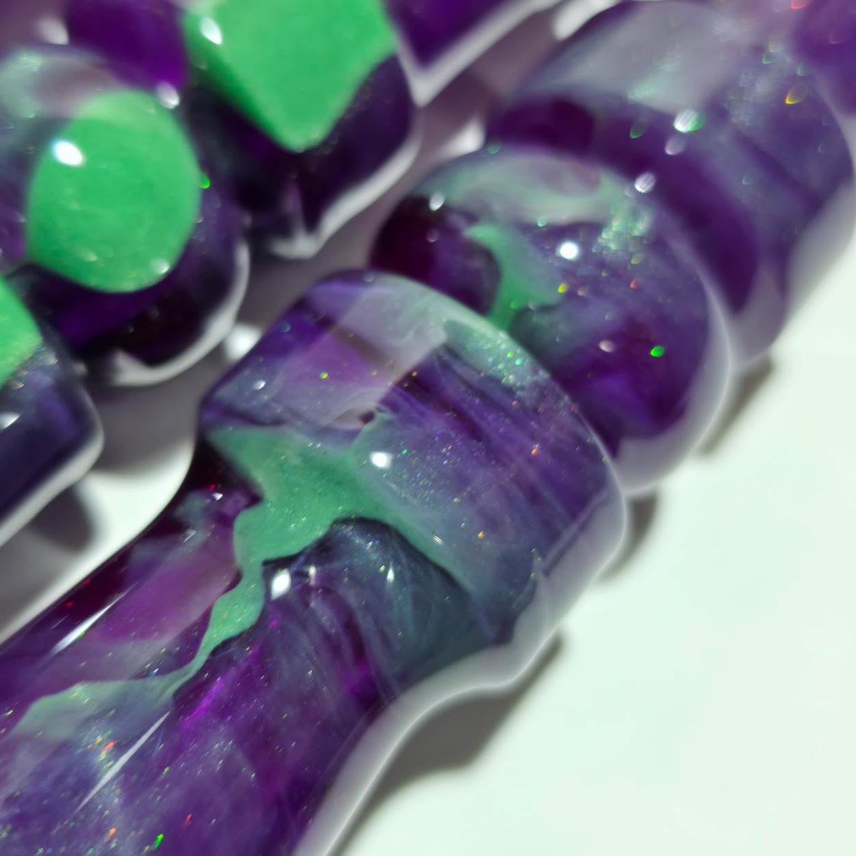 VM x Shisha Depot - Exclusive Hand Made Resin Mouthpiece Handle - Joker - Limited Edition