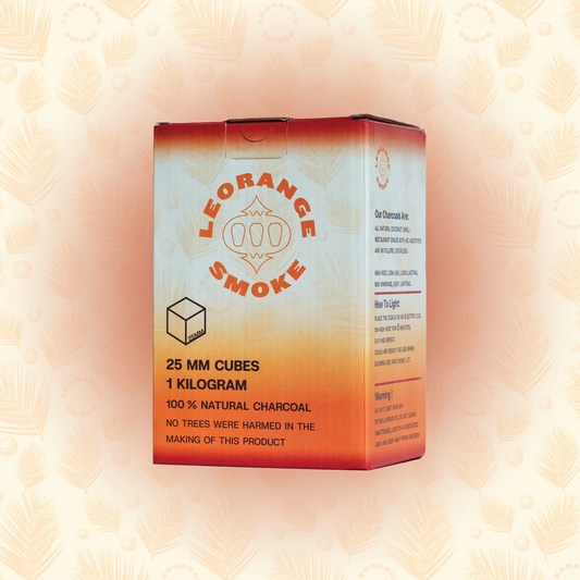 LeOrange 25MM Hookah Charcoal Cube - 1KG