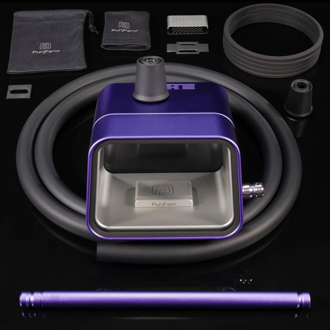 PurjFam POD Mini Travel / Desktop Hookah - Vivid Colorway