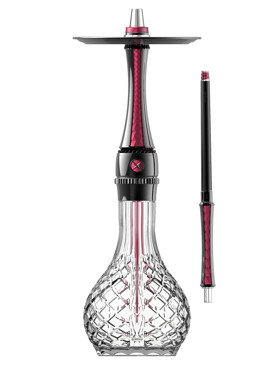 Blade Maxx Royal Hookah – Stainless Steel with Carrying Case & Molasses Catcher