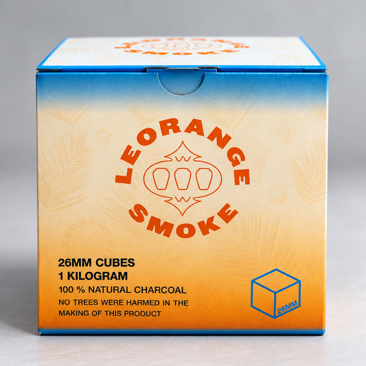 26MM LeOrange XL Hookah Charcoal Cube - 1KG