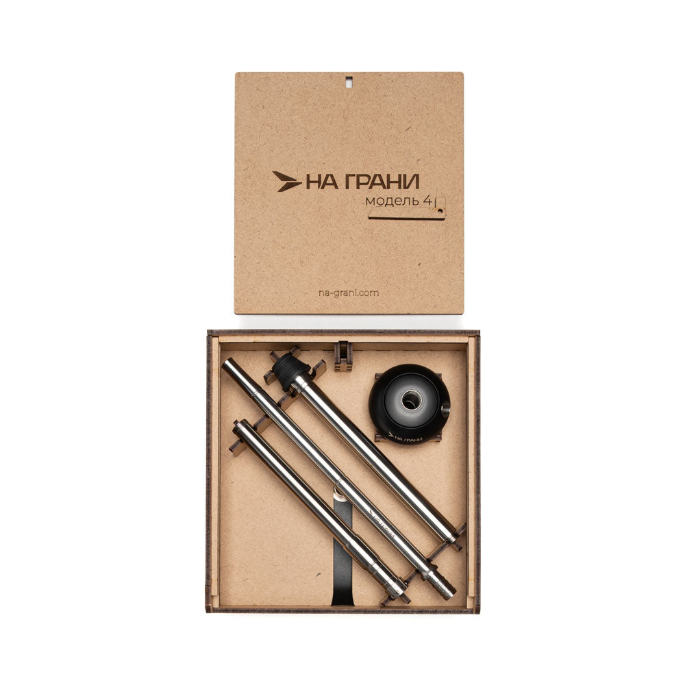 Na-Grani - Hybrid - Model 4 - Stainless Steel - Hookah