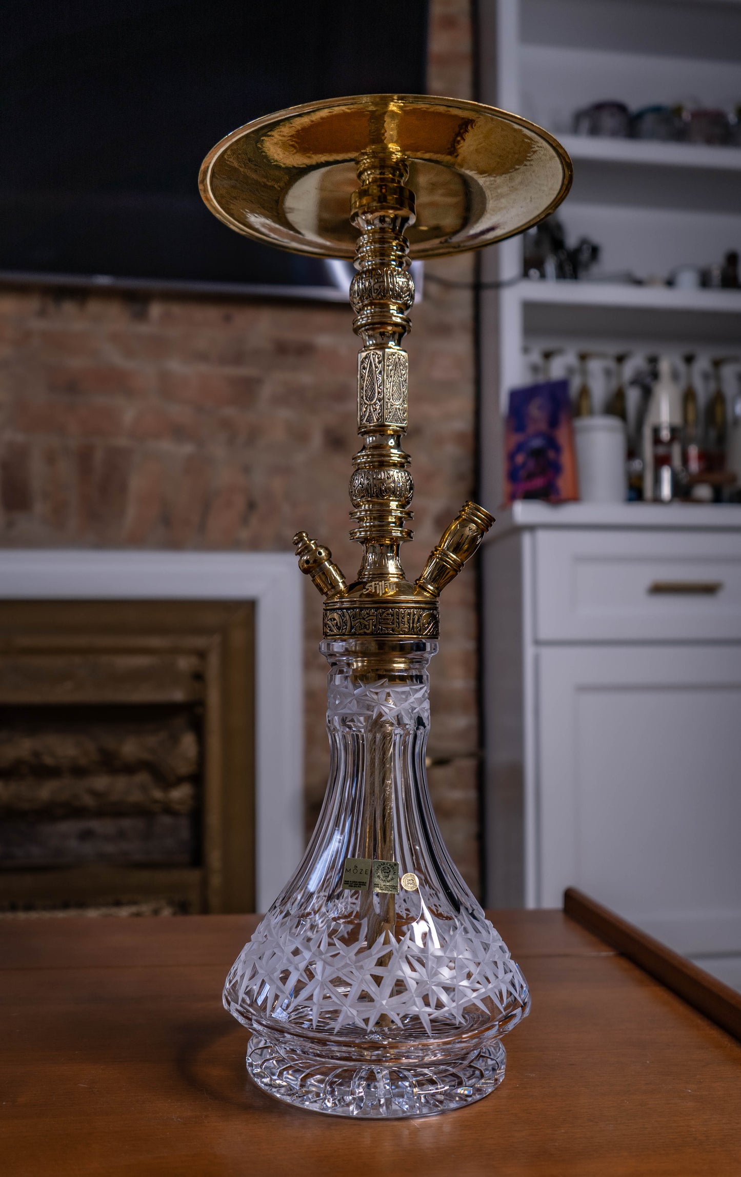 Shika - CNC - Modern Hybrid - Brass Hookah