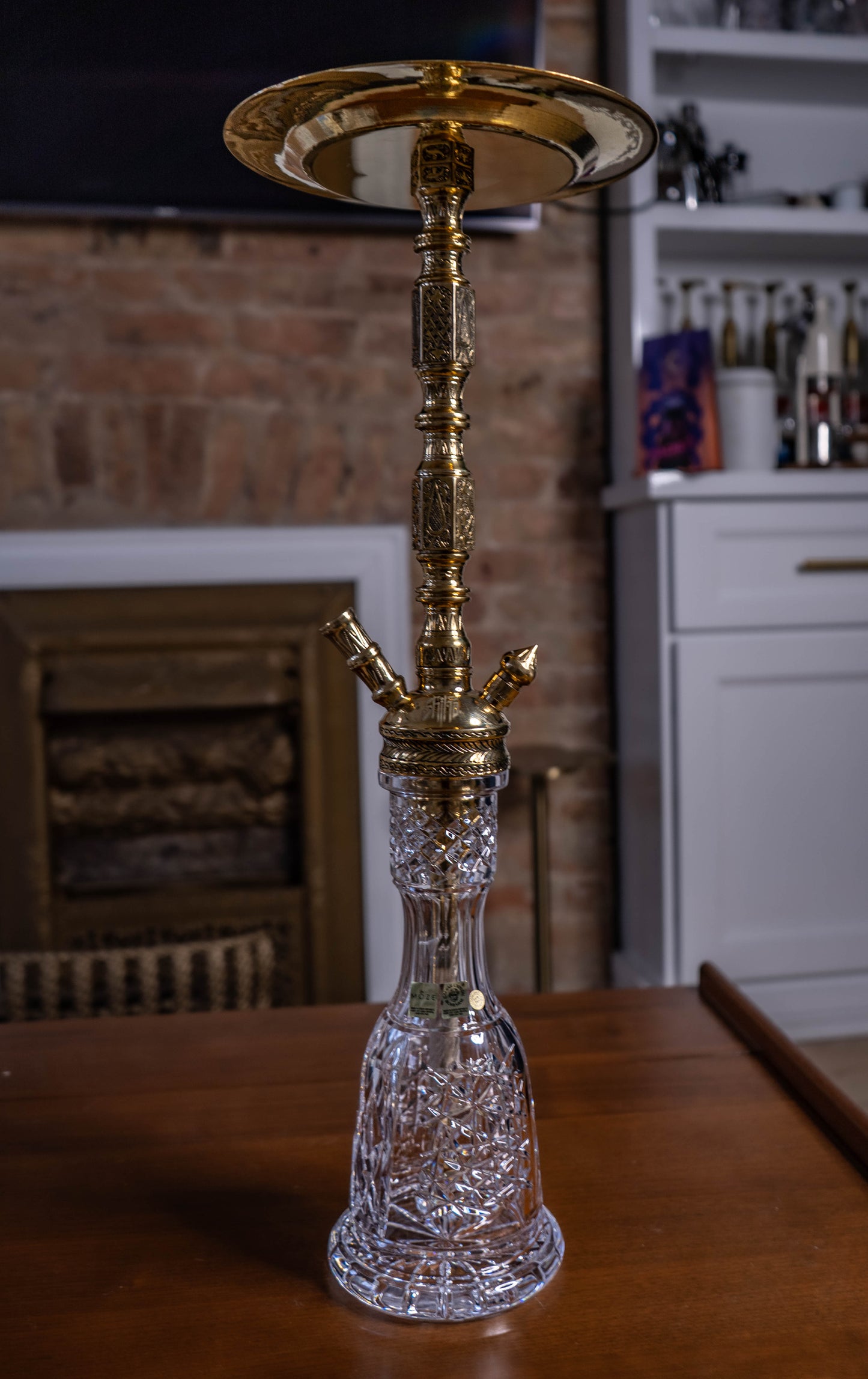 Shika - CNC - Modern Hybrid - Brass Hookah