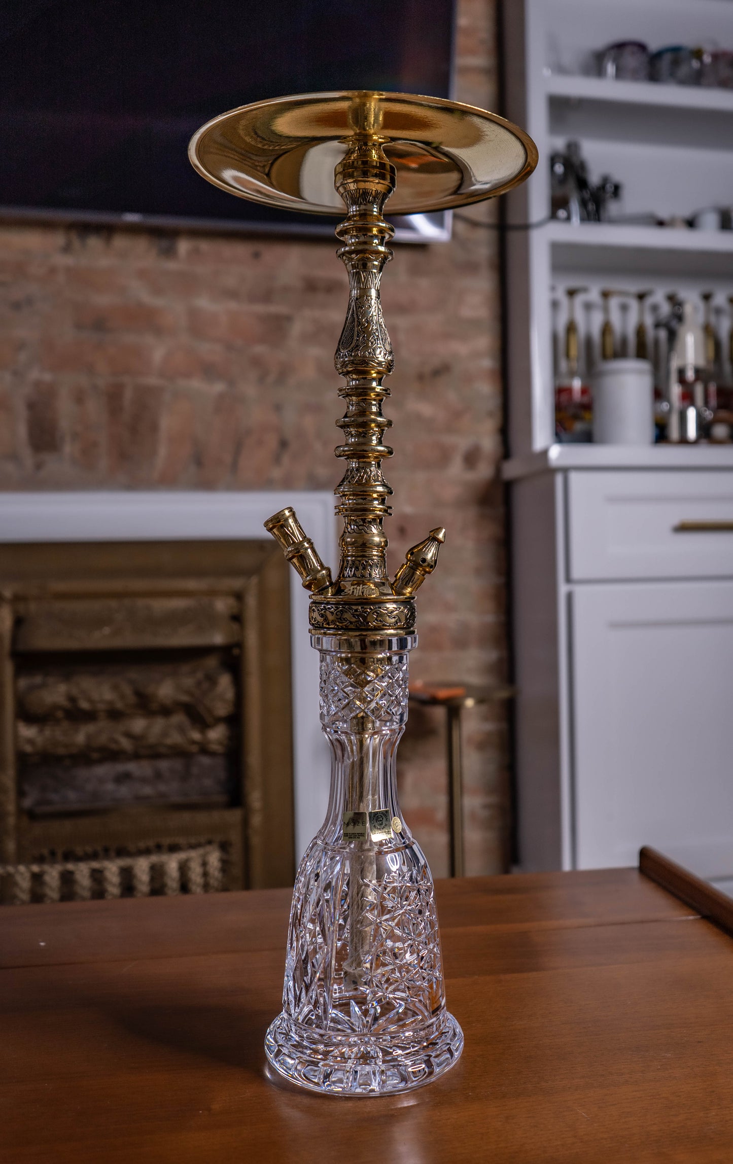 Shika - CNC - Modern Hybrid - Brass Hookah