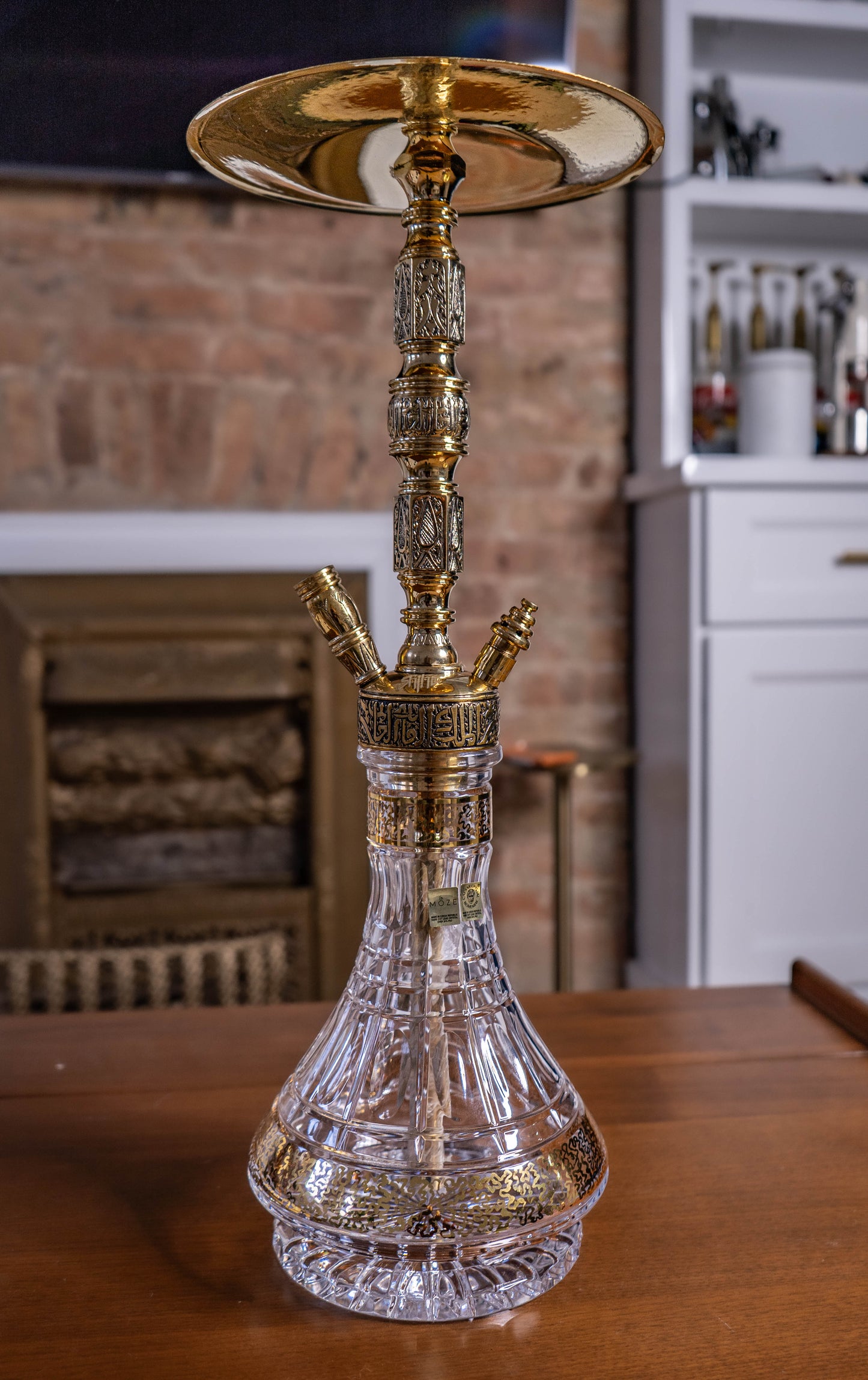 Shika - CNC - Modern Hybrid - Brass Hookah