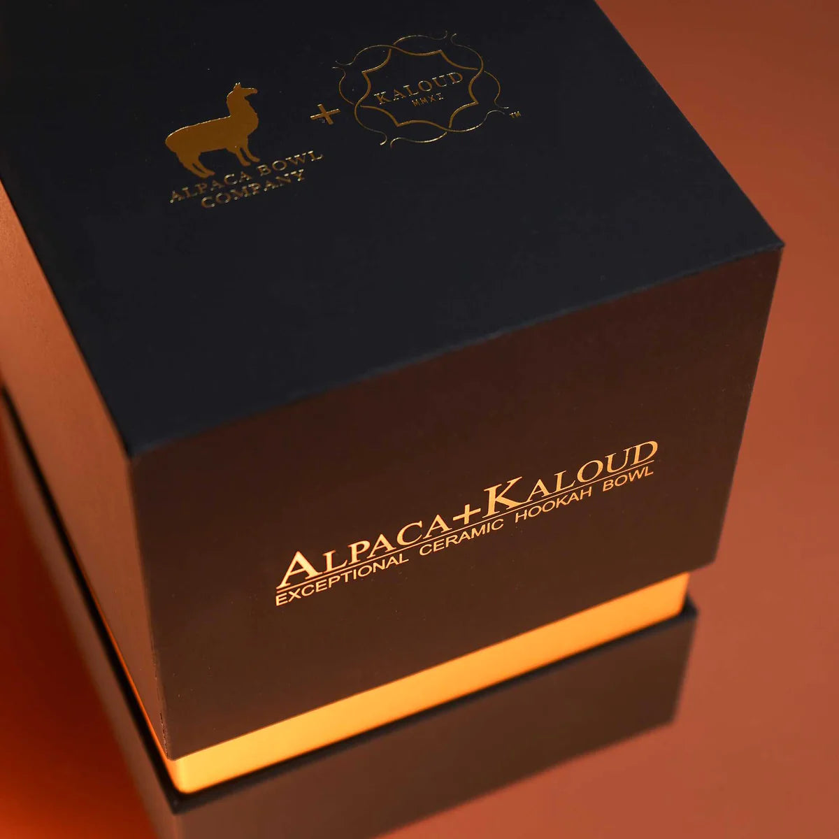 Alpaca + Kaloud Hookah Bowl (Pink & White 18K Gold Band)