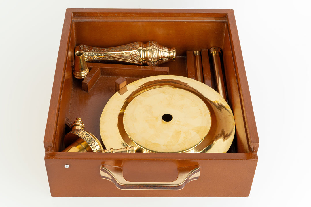 Mason x Shika - Limited Edition Collab - Modular Brass Hookah