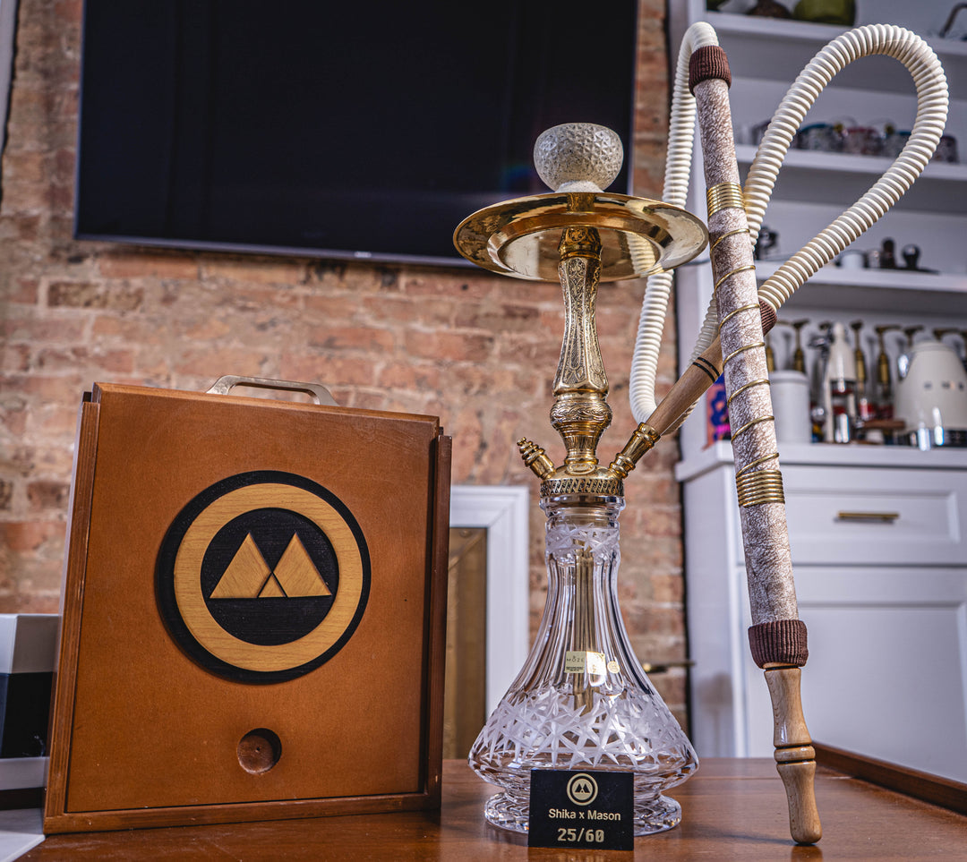 Mason x Shika - Limited Edition Collab - Modular Brass Hookah