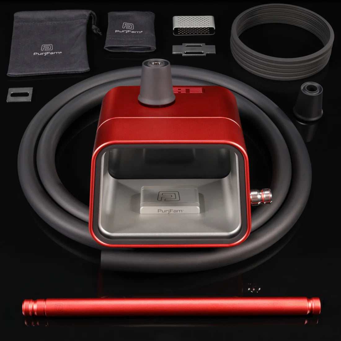 PurjFam POD Mini Travel / Desktop Hookah - Vivid Colorway