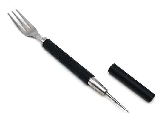 Premium - SIlicone Stainless Hookah Fork & Poker Combo